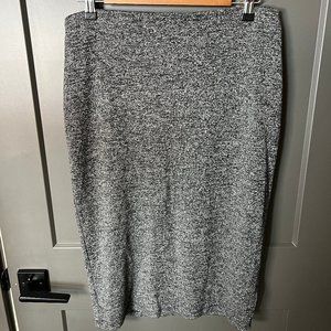 Old Navy Stretch Pencil Skirt Black/Gray M